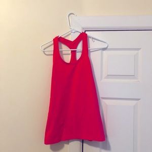 lululemon Cool Racerback in fluorescent pink